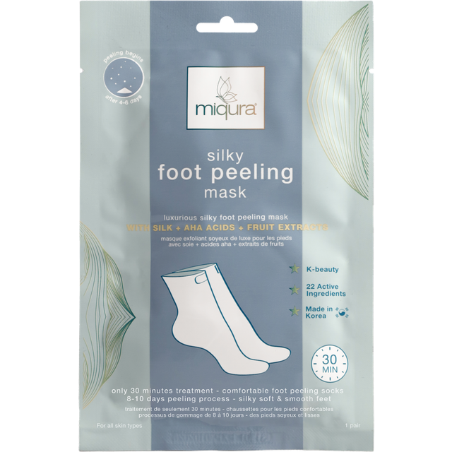 Miqura Silky Foot Peeling Mask 1 Piece