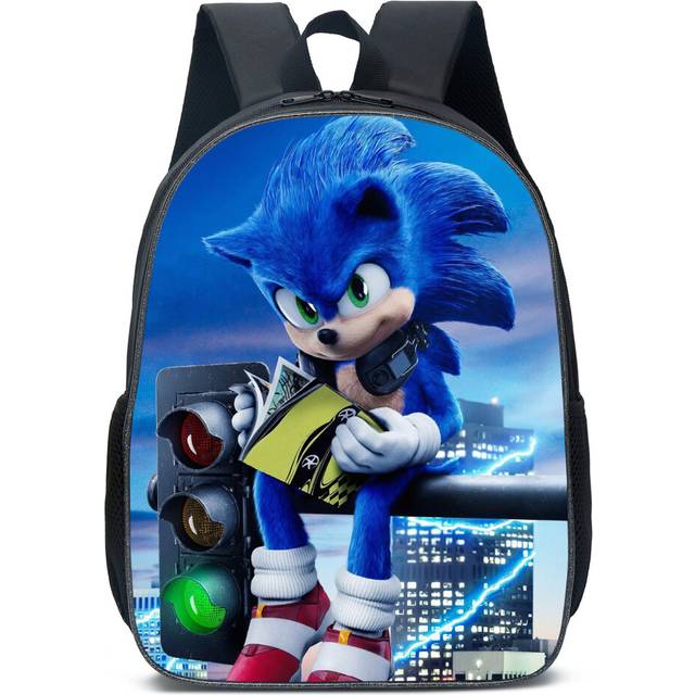 (K) NEW'C Sonic The Hedgehog 3D Printed Children's School Backpack Travel Rucksacks