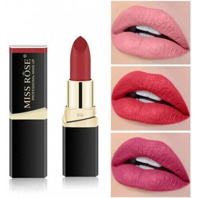 (04) Lips Makeup Sexy Matte Lipstick Waterproof Long Lasting Matt Velvet Red Nude Lipsticks Korean Lip Stick
