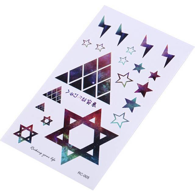 2Pcs Waterproof Stickers Body Art Temporary Tattoo Stickers