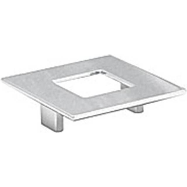 Square Pull With Hole 64mm Polished Chrome