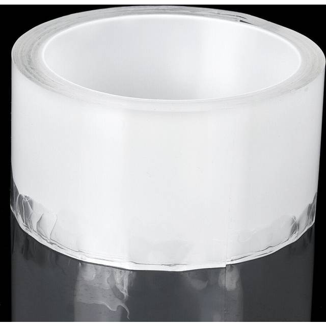 (5M) Double Sided Tape Transparent No Trace Reusable Waterproof Adhesive Tape Glue Cleanable Home Gekkotape