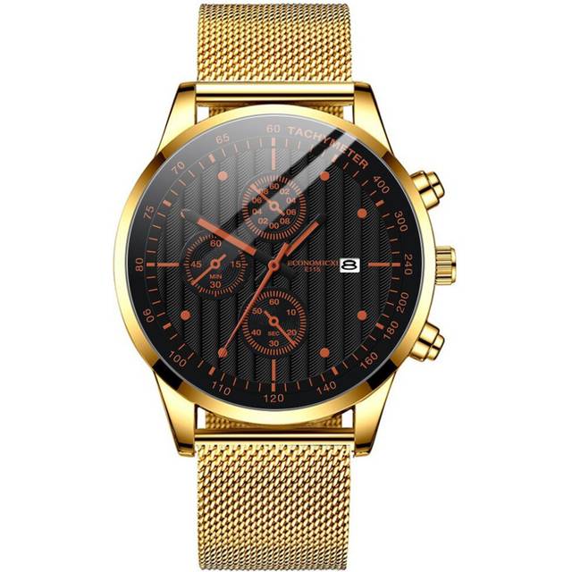 Fashion Leisure Men Watch Hollow-out Calendar Stopwatch Dial Commercial Network With Mechanical Wrist Watch