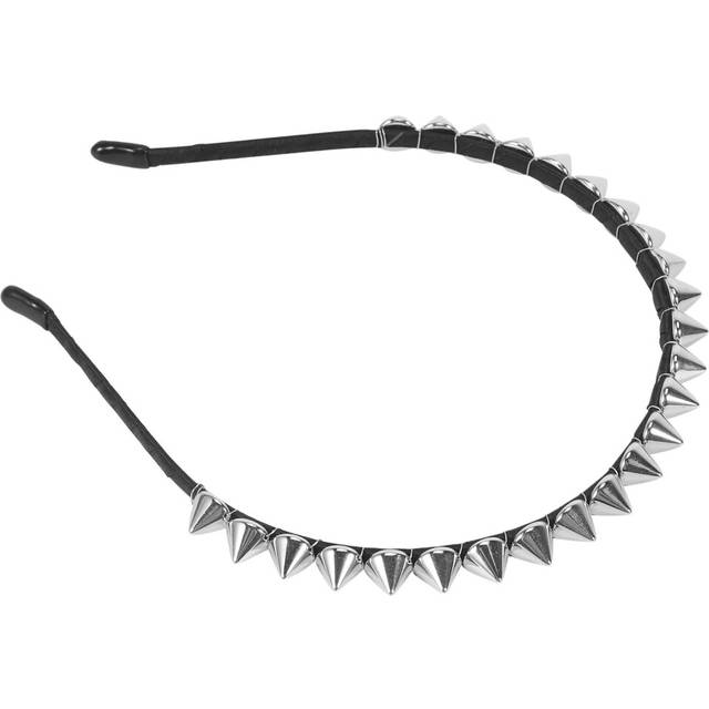 Silver Metal Stud Headband Hair Head Band Aliceband Punk Girl