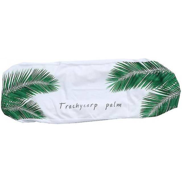 Elastic Fabric Printing Dust Cover Wall-mounted Air Conditioner Dustproof Cover Air Conditioner Protective Cover For Home Decoration (banana Leaf Patt