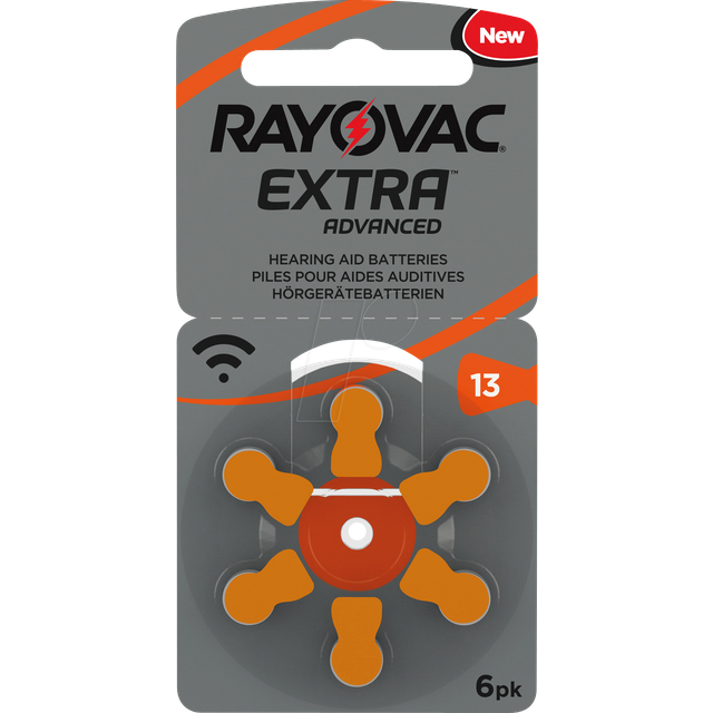 Varta Rayovac batteri för hörapparat 13 (6 st)
