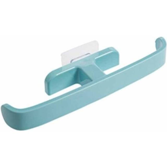 (Blue) Bathroom wall-mounted slippers, hanger, shoe cabinet, family storage shoe rack