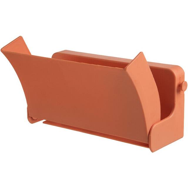 (a-Orange) Wall Mount Slippers Hanging Shelf Holder Storage Rack Foldable Shoes Rack Double-layer Slippers Storage Organizer