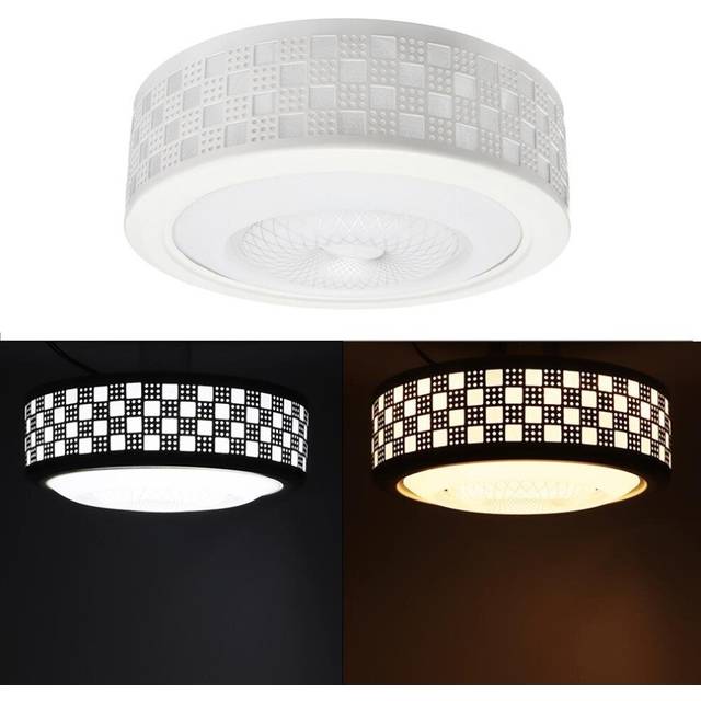 (White) 12W 24 LED Bright Round Ceiling Down Light Modern Luxury Flush Acrylic Lamp