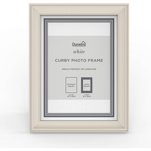 Curby Photo Frame - White