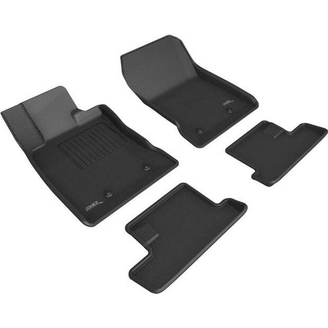 3D MAXpider L1SB03301509 Custom Fit Kagu Floor Mat Compatible for 2022-2023 Subaru BRZ, Black - Full Set