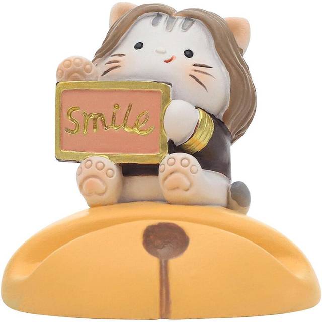 Office Ornaments Resin Mobile Phone Stand Creative Cartoon Rabbit Student Lazy Chasing Drama Phablet Stand Celebrity Phone Stand Gifts