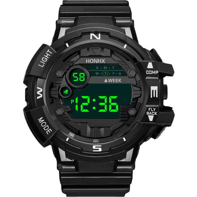 Sport Men Military Watches Led Waterproof Watches Analog Digital Rubber Watches Student Electronic Wrist Clock