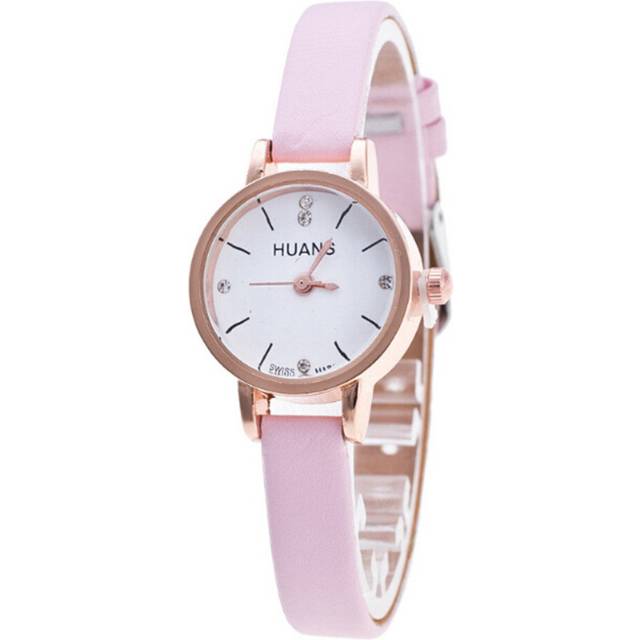 2 Pcs Minimalist Fashion Woman Fine Strap Watch Travel Souvenir Birthday Gifts Student Wrist Watch Ladies Watch Bracelet Watch Clock