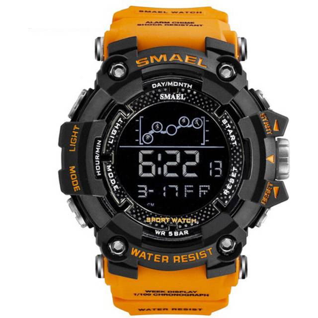 Military Sport Watch Mens Stopwatch Waterproof Chrono Digital Wristwatches For Men Chronograph Clock