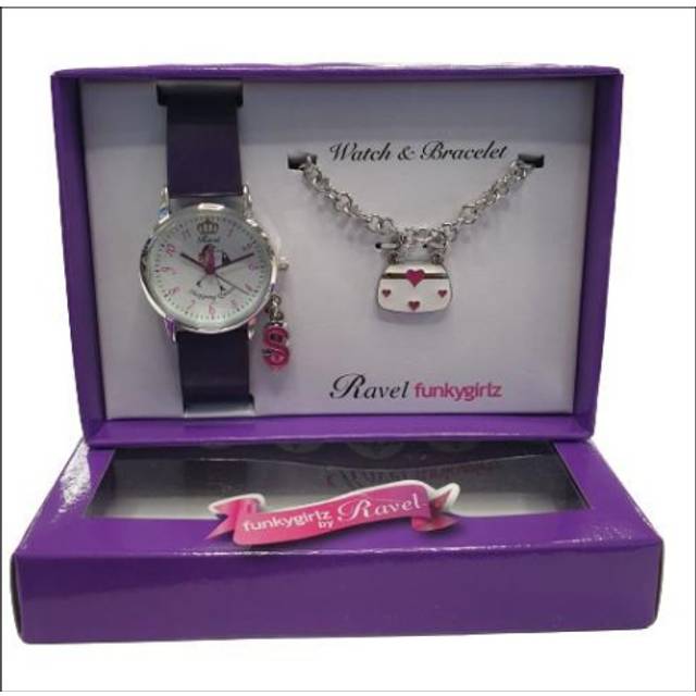 Ravel Funkygirlz fashion watch & Bracelet R3302