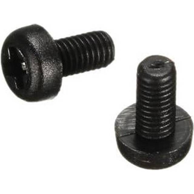 (15mm) M4NR1 50pcs M4 Black Nylon Round Phillips Screw Bolts 6/15/20mm