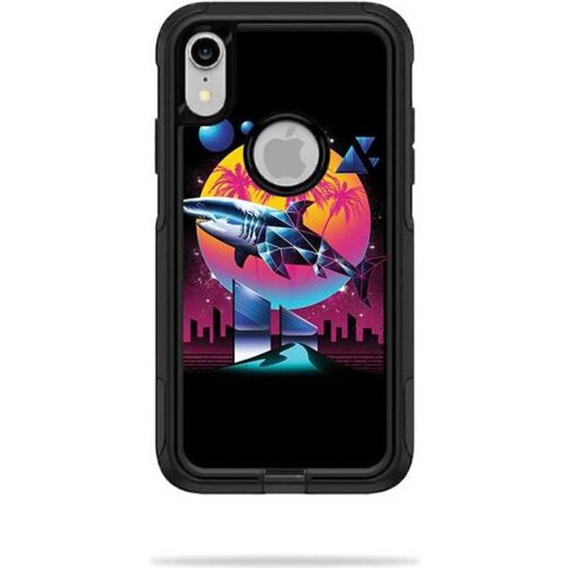MightySkins OTCIPXR-Sharp Shark Skin for Otterbox Commuter iPhone XR Case - Sharp Shark