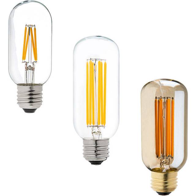 (220V) Dimmable E27 E26 4W Warm White COB LED Filament Retro Edison LED Bulbs 110V / 220V