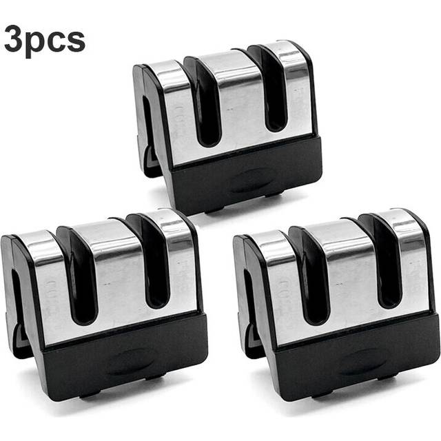 (a-3pcs sharpener) Handheld knife Sharpener Multi-function 2/ 3 Stages Type Quick Knife Sharpen Tungsten Steel Kitchen Knives Accessories Tools.