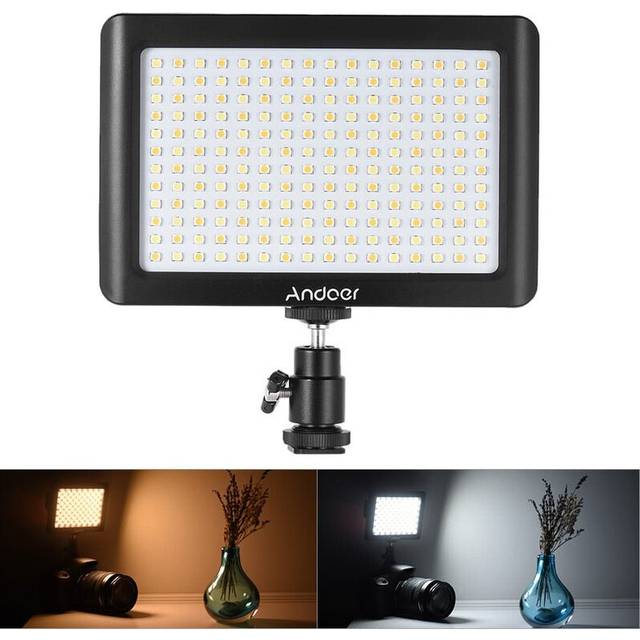 Mini Dimmable Studio Video Photography Led Light Panel Lamp 3200K 6000K 192Pcs Beads For Canon Nikon Dslr Camera Dv Camcorder Black Light Bulbs & Tube