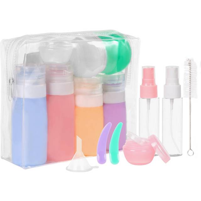 16 Pack Travel Bottle Set for Toiletries Leak Proof Bottles