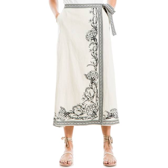 Max Studio Printed Skirt