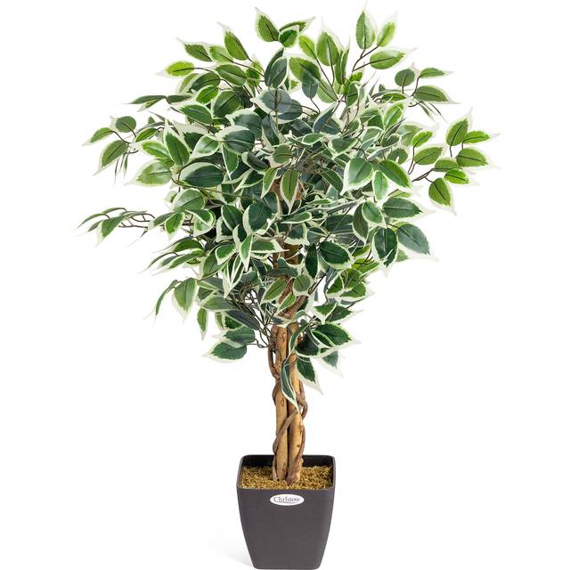 Artificial Variegated Ficus Tree - 90cm