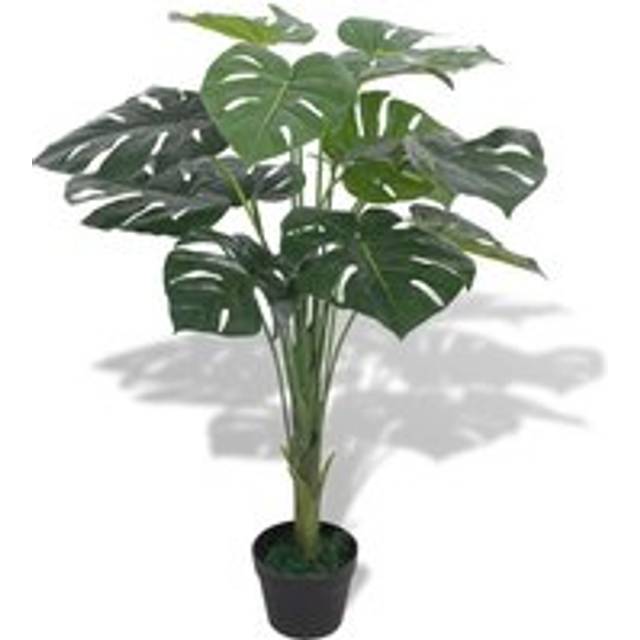 Artificial Monstera Plant with Pot 70 cm Green - One Size