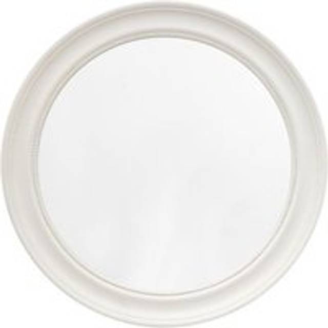Gallery Direct Springton Round Mirror Stone 800Mm, Cream
