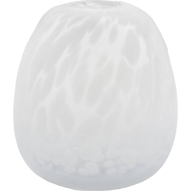 Parnwell Confetti Frosted Glass Vase - White