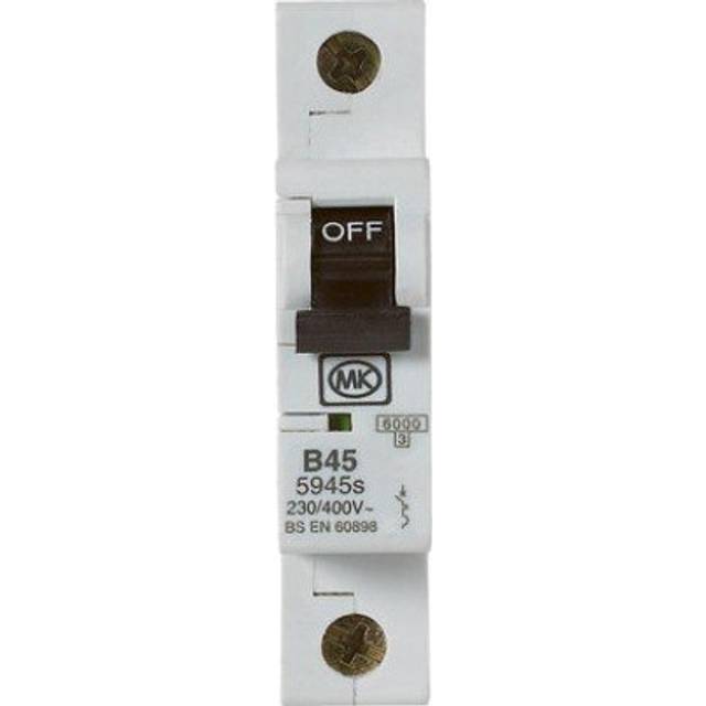 MK 45A Miniature Circuit Breaker (MCB) Single Pole Type B - 230V B45
