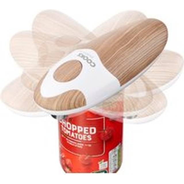 Cooks Professional Electric Automatic Cordless Tin Opener - White, White