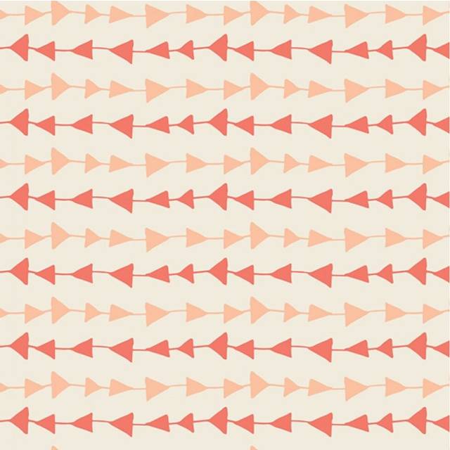 Art Gallery Fabrics Hello Bear 100% Cotton Poplin Fabric Follow Me Peach