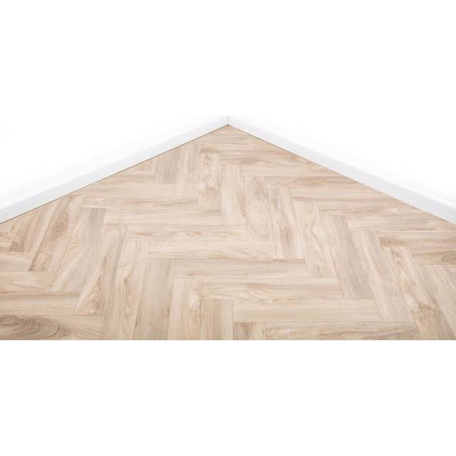 (4m, 2m) Sunbeam Herringbone Vinyl Lino Roll Flooring