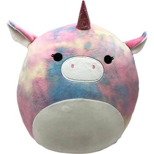 (RainbowUnicorn, 30cm/11.8in) Stuffed Toy Animal Hamburger Plush Soft Dolls Large Pillow Cushion
