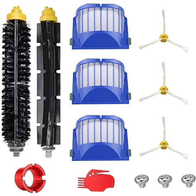 13pcs iRobot Roomba Robot Vacuum Cleaner Filter + Side Brush For 600 536 551 552 529 564 595 601 602 610 620 630 650
