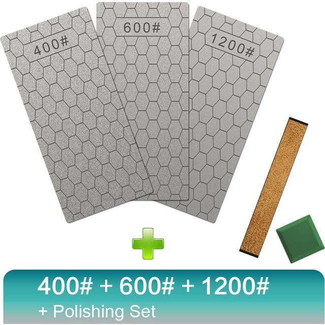 (a-Set G Sharpening Stone) Diamond Knife Sharpening Stone Knife Sharpener Ultra-thin Whetstone Set 150*63mm Sharpener Accessories Kitchen Grinding Too
