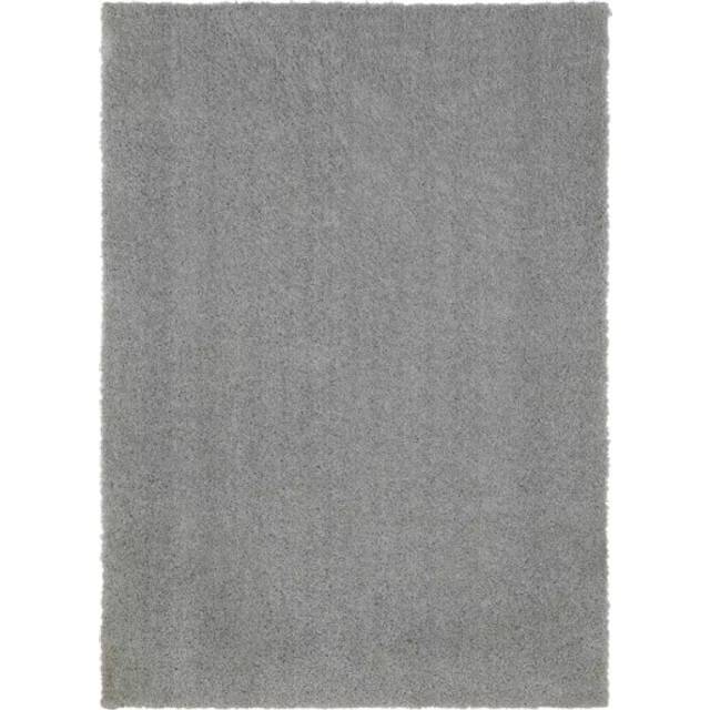 Shimmer Cut Pile Woven Rug - 80x150cm - Grey