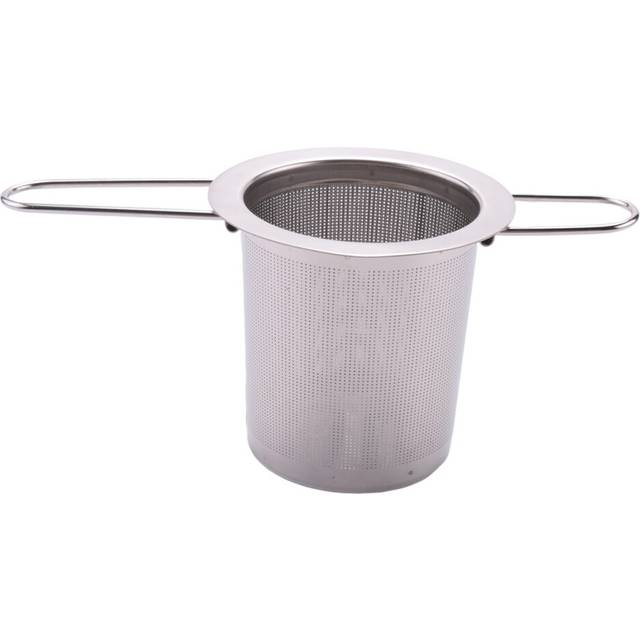 Tea Infuser Stainless Steel Tea Strainer Folding Handle Tea Filter Extra Fine Mesh Strainer Brewing Basket (Green)