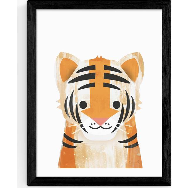 EAST END PRINTS Dan Hobday 'Tiger' Framed Print