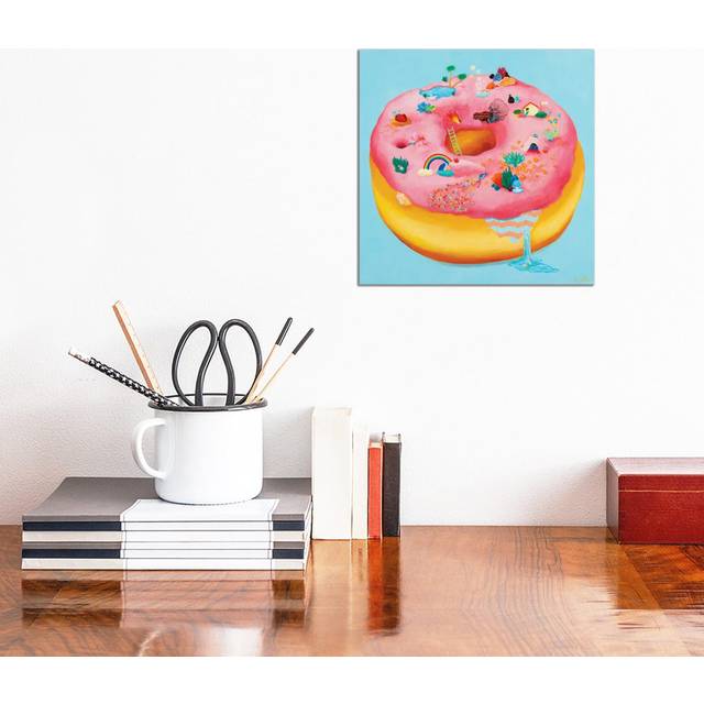 Doughnut 835 by Sanghee Ahn - Wrapped Canvas Art Prints (30.48cm H x 30.48cm W x 1.91cm D)