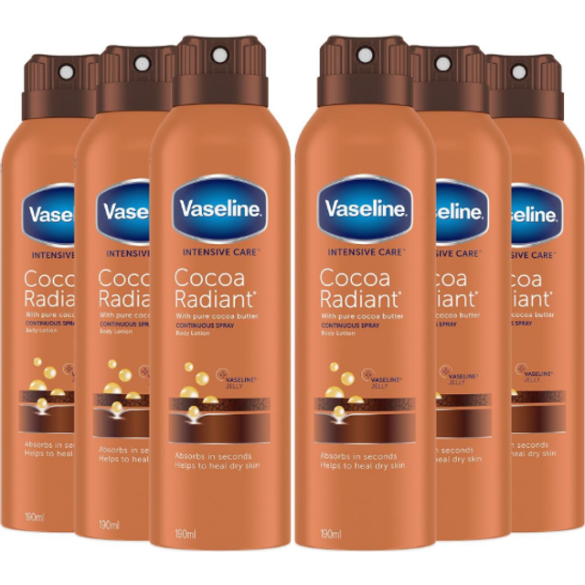 'Body Lotion' Intensive Care Cocoa Radiant 190ml,6 Pack - White - One Size