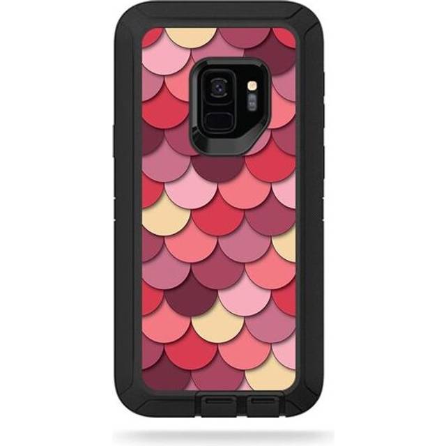 MightySkins OTDSGS9-Pink Scales Skin for Otterbox Defender Galaxy S9 - Pink Scales