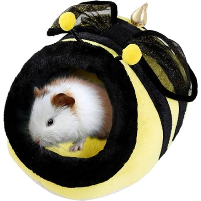 Chinchilla Hedgehog Guinea Pig Bed Accessories Cage Toys-Totoro Bed - Wasp-Xl