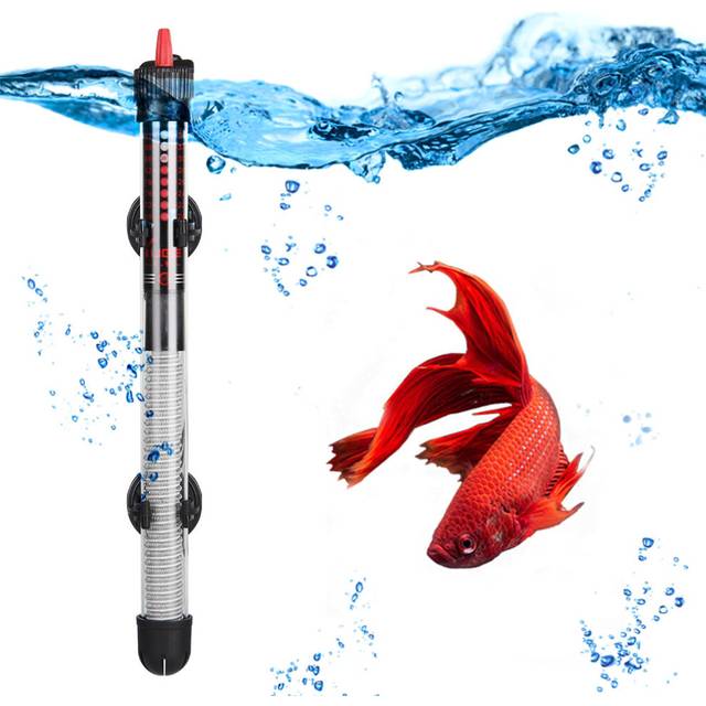 YUGE Submersible Heater Heating Rod 25W / 50W / 100W / 200W / 300W for Aquarium Fish Tank Adjustable Temperature Thermostat