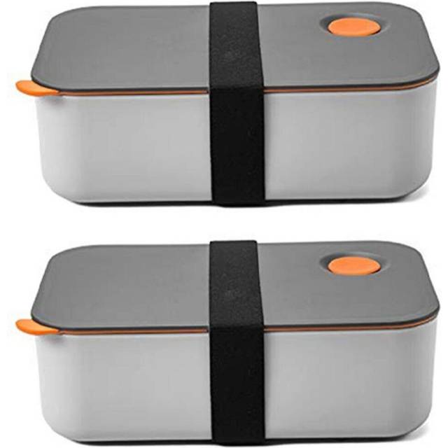 Lunch Box 1000ml With 2 Compartments, Eco Friendly Bpa Free Bento Box