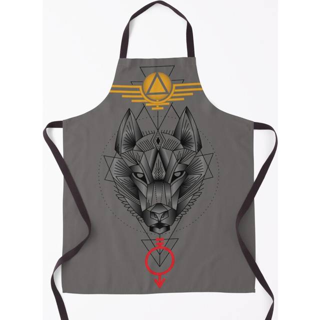 Geometric Howler Color Grill Aprons for Kitchen BBQ Chef