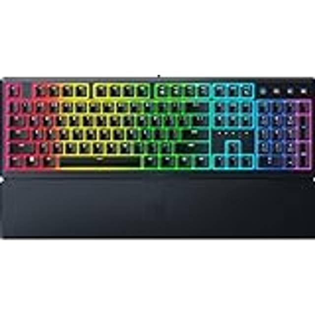 Razer Ornata V3 - US - Low-profile Mecha-membrane RGB Keyboard - Low-profile Keys - Razer Mecha-Membrane Switches - UV-coated Keycaps