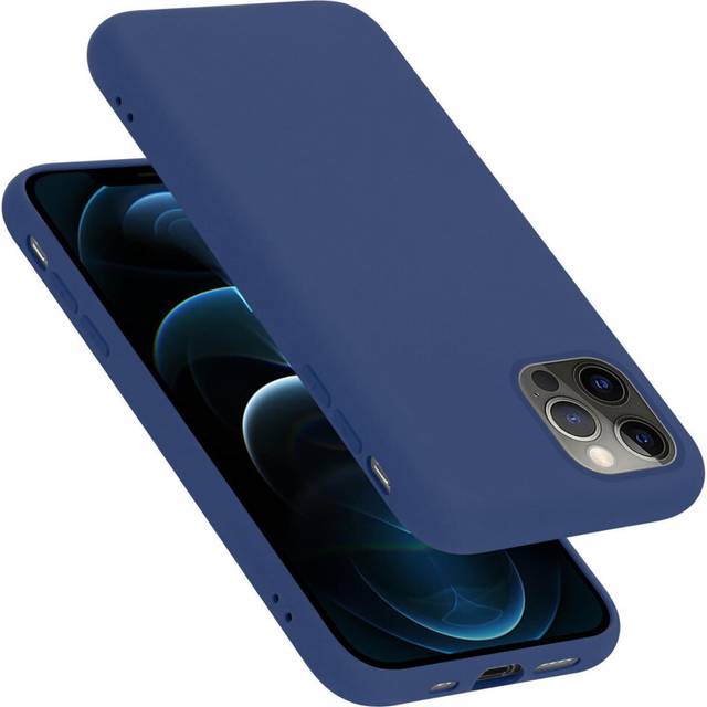 (Blue) Cadorabo Case for Apple iPhone 13 PRO Cover Protection TPU Silicone Gel